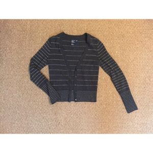 Grey striped American Eagle sweater